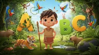 Little Guardian's ABC Safari! 🌿 Learn Animal Names & Winter Fun A-Z
