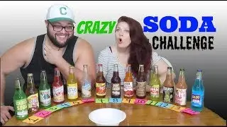 TRYING BIZARRE SODA FLAVORS (CHALLENGE?) | C&M