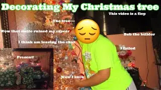 DECORATING MY CHRISTMAS TREE!!!!! | VLOGMASS 23