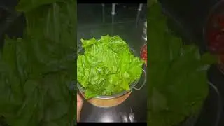 Bungur ko masu Ani Rayo ko Saag 😋 #pork curry Nepali Style #cookingvideo #shortsvideo #suscribe ❤️