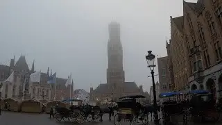 Tour of THE BELFRY TOWER in the medieval town of Bruges, Belgium.