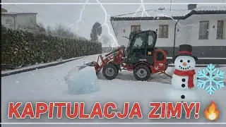 Pierwsze odśnieżanie w 2026 roku !! Wolf 780 Mini nie dał za wygraną. 
