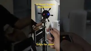 Pyro Single fan wheel machine without stand and with stand available for use party' events etc