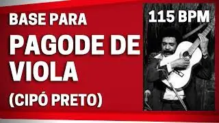 115 BPM - Base para treinar Pagode de Viola (cip&oacute; preto)