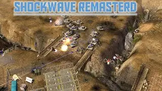 Zero Hour Shockwave Remastered Mod - USA / Hard AI - Shockwave Looks Beautiful