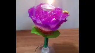 Handmade Lighting - Home Decor - How to Make a Decorative Floral Cup for Lighting + Tutorial .