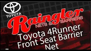 2010 - Newer Toyota 4Runner 5th Gen (N280) Behind Front Seats Barrier Divider Net