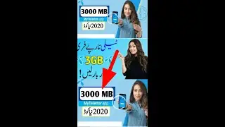 telenor Free 3GB ll Telenor internet Free mb 2021 shots
