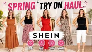 SHEIN SPRING TRY ON FOR WOMEN OVER 40 | SPRING 2023 NEW FASHION FINDS | BUDGET FASHION