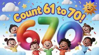Count 61 to 70 with Me! 🎵 Fun Rhyming Numbers for Kids | Created with InVideo AI / Counting Fun 61