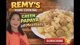 Cooking two recipes green papaya with meatballs and fish cakes how to cook join us premier live!