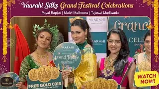 Vaarahi Silks Grand Festival Celebrations | Payal Rajput | Malvi Malhotra | Tejaswi Madivada