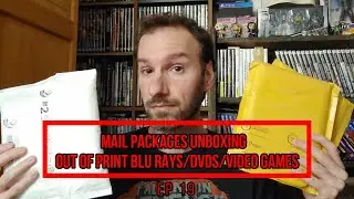 Mail Packages Unboxing Out Of Print Blu Rays DVDs Video Games Episode 19 Movie Haul Movie Pick Ups