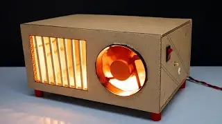 How to make a Mini Cardboard Heater Model 🔥 | Amazing Experiment | Shorts
