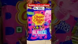 Chupa Chups Bubble Gum Lollipop in Dmart #chupachups #bubble #gum #lollipop #dmart #trending #shorts