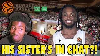 Reacting to EUROLEAGUE player Paris Lee Highlights! (His SISTER was in chat?!)