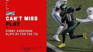 Robby Anderson Slips by the Secondary for a 26-Yd TD