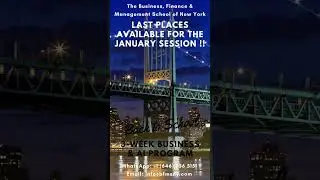 BACK TO SCHOOL ! 3-WEEK BUSINESS & AI PROGRAM IN NEW YORK, JANUARY 2024 #newyork #student #ai