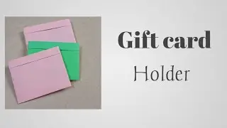 How to fold Gift card Holder?origami | easy Origami |Gift card Holder.