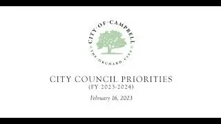 February 16, 2023 - City Council Priorities Study Session (Audio Only)