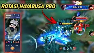 HAYABUSA‼️ROTASI GAMEPLAY PROPLAYER 🔥 BUILD & EMBLEM TERBAIK HAYABUSA🔥 - MOBILE LEGENDS