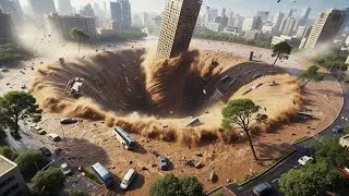 MEGA FLOOD Entire Chinese Provinces WASHED Away in Seconds | Short Film