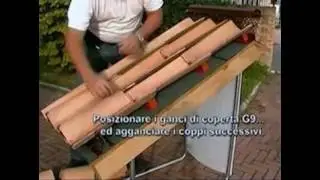 Montaggio AERcoppo tetto ventilato ancorato autobloccante brevettato