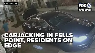 Carjacking in Fells Point, residents on edge after attempted carjacking days before