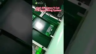 V-Cut PCB Depaneling #pcb #machine #depaneling #factory #cuttingmachine