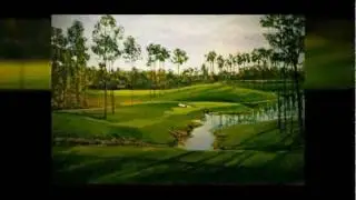 Golf Course Art , landscape art , Golf Course