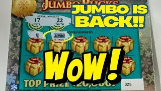 ‼️JUMBO возвращается‼️СИМВОЛ ВЫИГРАЛ В Jingle Jumbo Bucks💲Серия Jingle Jumbo от лотереи Джорджии