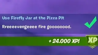 USE FIREFLY JAR AT THE PIZZA PIT CHALLENGE QUEST GUIDE | Fortnite