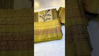 Kantha Embroidery || Running Stitch #shortsfeed #shorts #embroidery #saree #viral #trending #saree