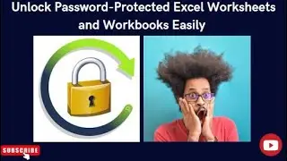 🔐 Unlock Password-Protected Excel Worksheets and Workbooks Easily (2024 Tutorial) 🔐. #Excel #VBA