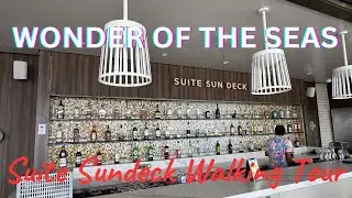 Wonder of the Seas: Suite Sun Deck Tour (Exclusive Retreat for Suite Guests!) 4K ⚓☀️