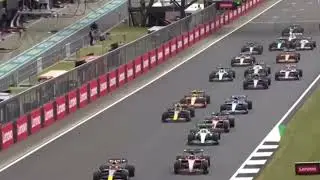 ZHOU GUANYU CRASHES IN LAP 1