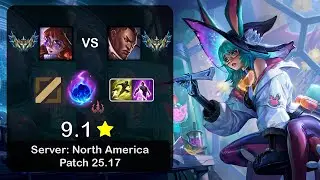 Aurora Mid vs Lucian - NA Challenger - Patch 25.17