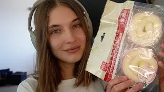 ASMR Feast: Chinese Egg Rolls, Homemade Sambusa, Nutella Batons & PBJ M&M Crunch!