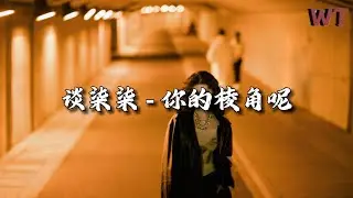 谈柒柒 - 你的棱角呢『缘聚缘散人去楼空无人再提，只剩念旧的人还在追忆。』【动态歌词MV】
