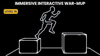 Immersive Interactive Warm-Up #16 | HIGH ENERGY Reflex Jump & Focus Drill