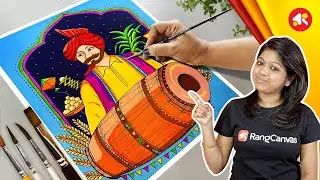 Lohri drawing | Lohri drawing easy | Lohri drawing with Poster Colour | Happy  Lohri drawing