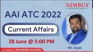 AAI ATC Preparation 2022  | Junior Executive | Current Affairs | Free Online Classes | Live Session