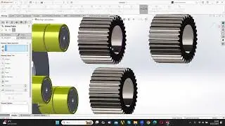 Planet Dişli Mekanizması Montajı | SOLIDWORKS Eğitim (Adım Adım)
