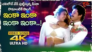 Inka Inka Inka Inka Song 4K |Sundarakanda Movie | Venkatesh, Meena Super Chemistry |Old Telugu Songs