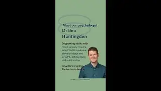 Dr Ben Huntingdon at Sydney City Psychology