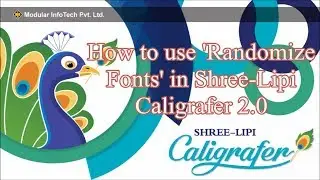 How to use 'Randomize  Fonts' in Shree-Lipi Caligrafer 2.0