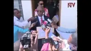 Amama Mbabazi picks nomination forms for 2016 Presidential elections