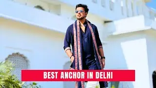 Delhi Best Anchor For Weddings India Mann Sharma | Delhi Celebrity Big Fat Wedding Emcee Haldi