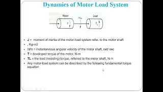 PECD - Motor load Dynamics System