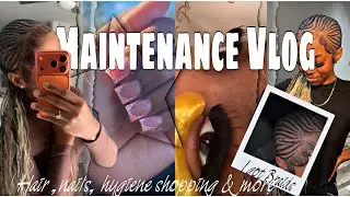 MAINTENANCE VLOG:hair,nails,hygiene shopping +more!